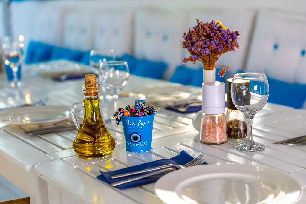 Restaurant, Otel Mavi Beyaz Palamutbükü, Dalaman