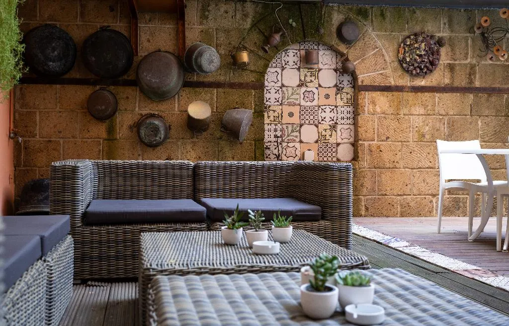 Restaurant, Grand Hotel Tiberio, Rome