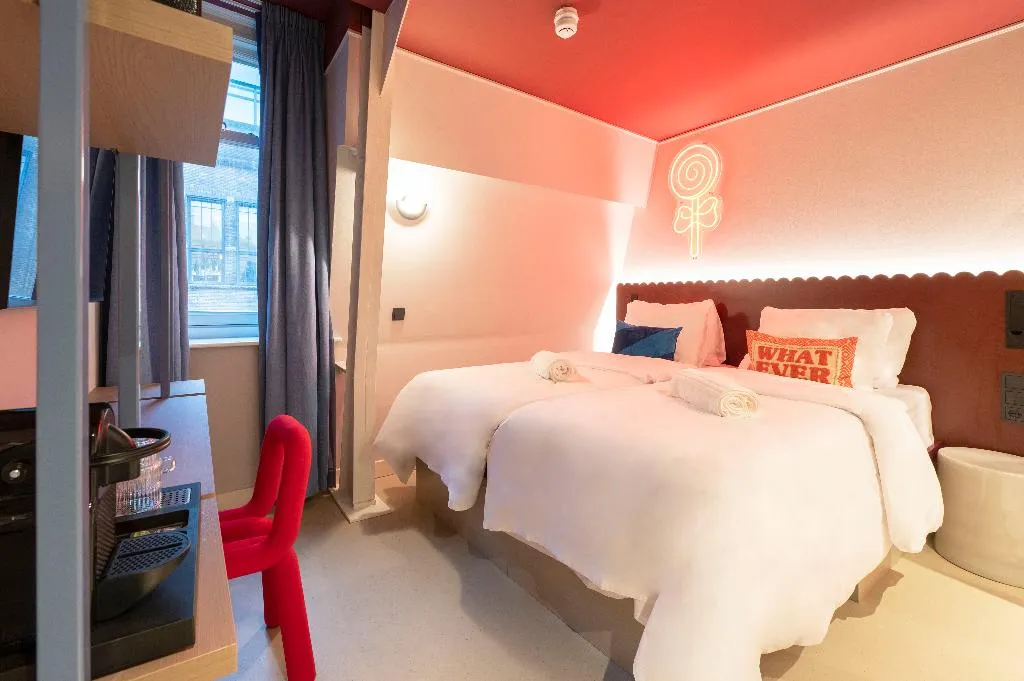 TWIN WITH BALCONY Room, City Hotel Rembrandt Square, Amsterdam