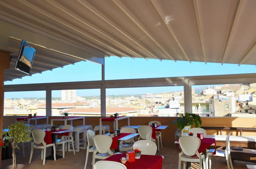 Terrace, Hotel Flora, Catania