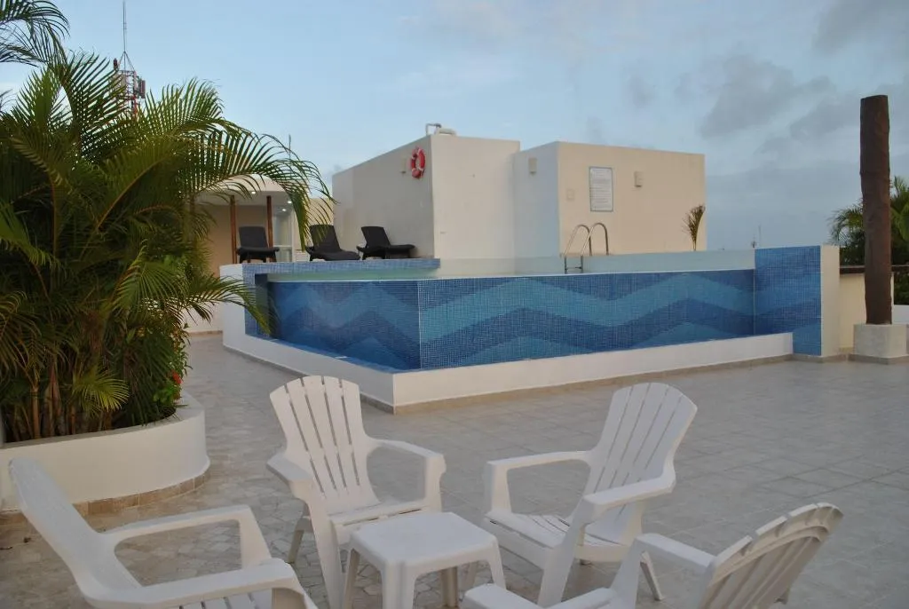 Terrace, Hotel Angelo's, Playa Del Carmen