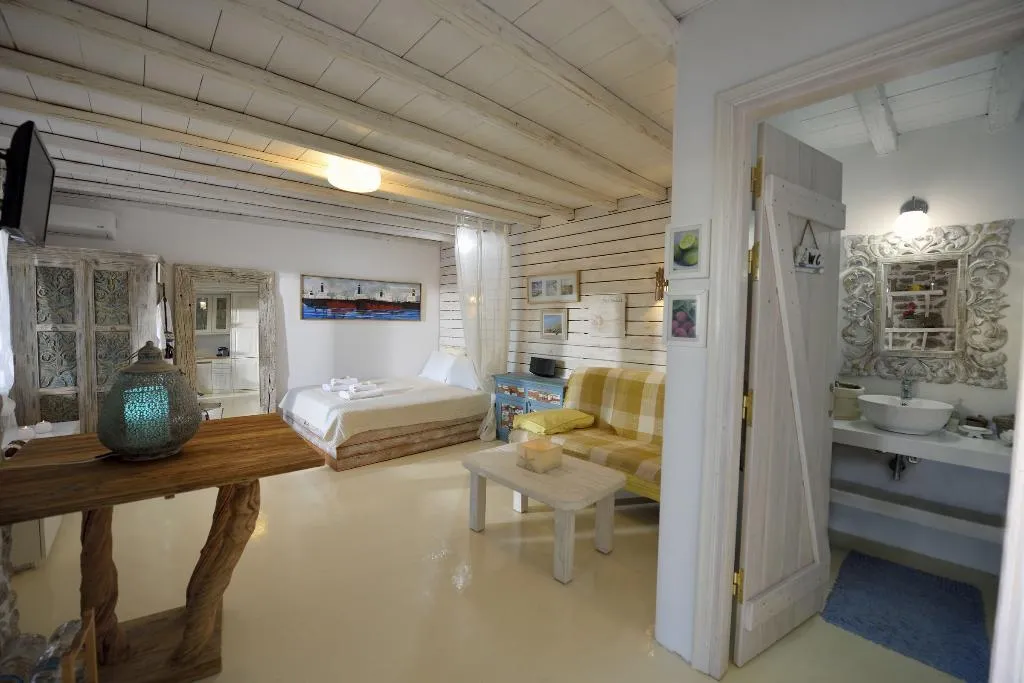 VILLA THREE BEDROOMS WITH PRIVATE POOL Room, Aiolos Villa Mykonos, Mykonos