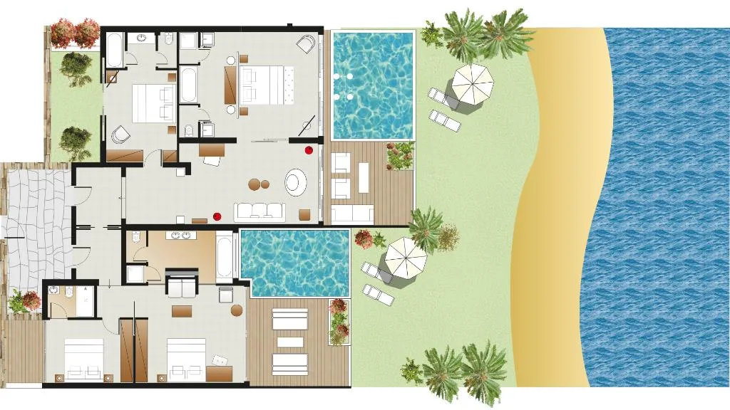 VILLA FOUR BEDROOMS Room, Amirandes, A Resort to Live, Crete
