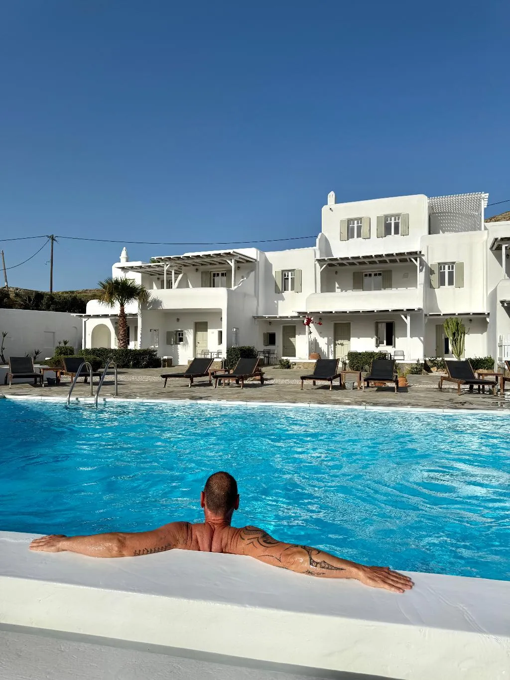 General view, Yakinthos Residence, Mykonos