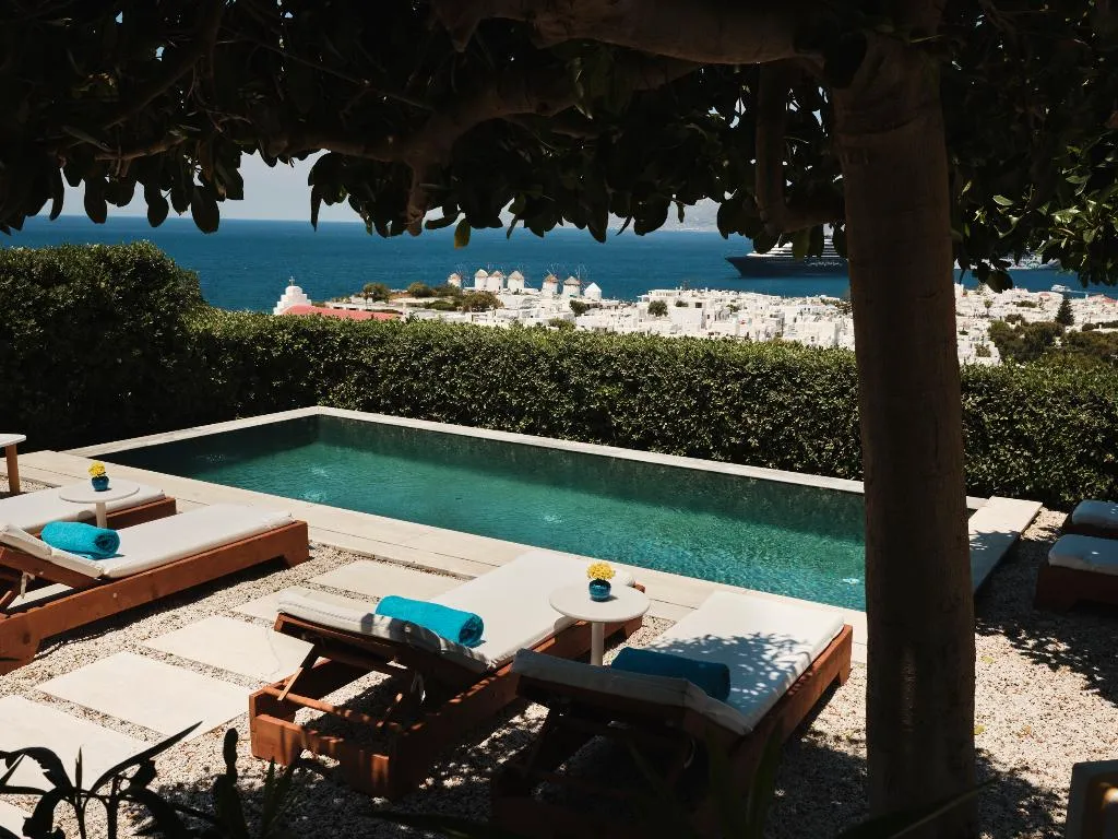 General view, Belvedere Hilltop Complex Rooms & Suites, Mykonos