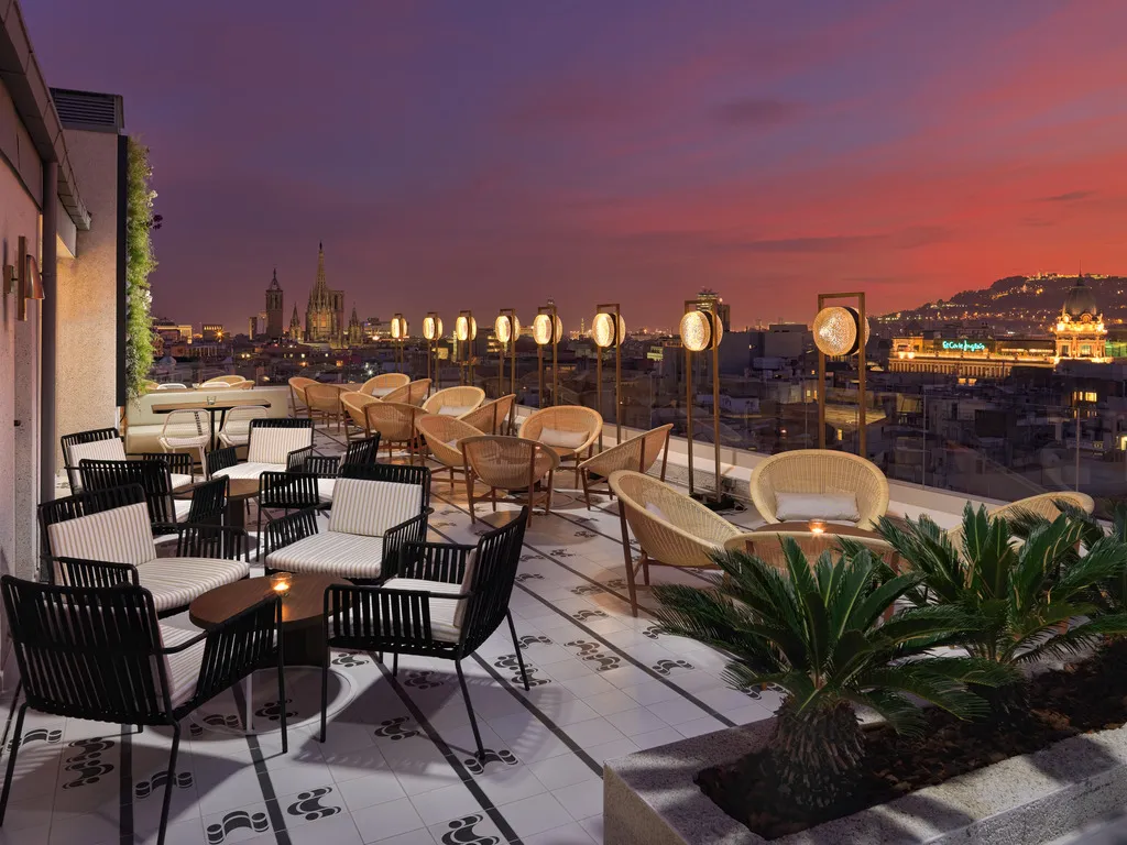 Terrace, H10 Cubik, Barcelona