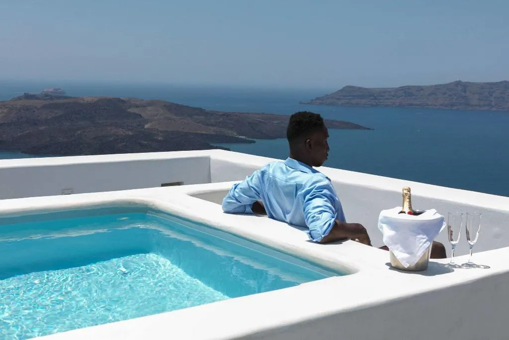 Pool, Aria Suites, Santorini