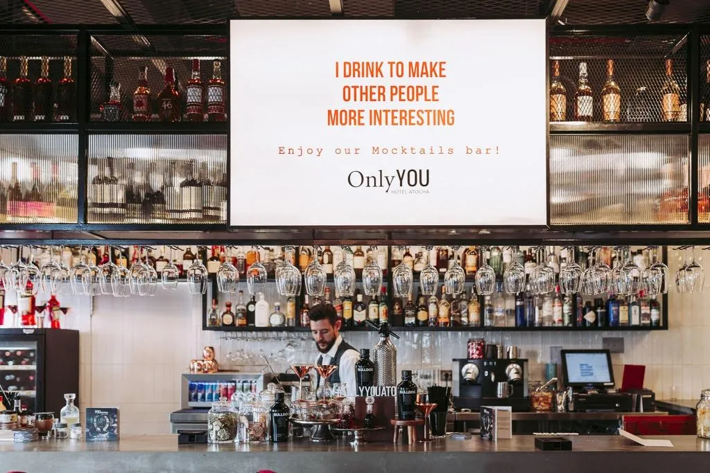 Bar, Only You Hotel Atocha, Madrid