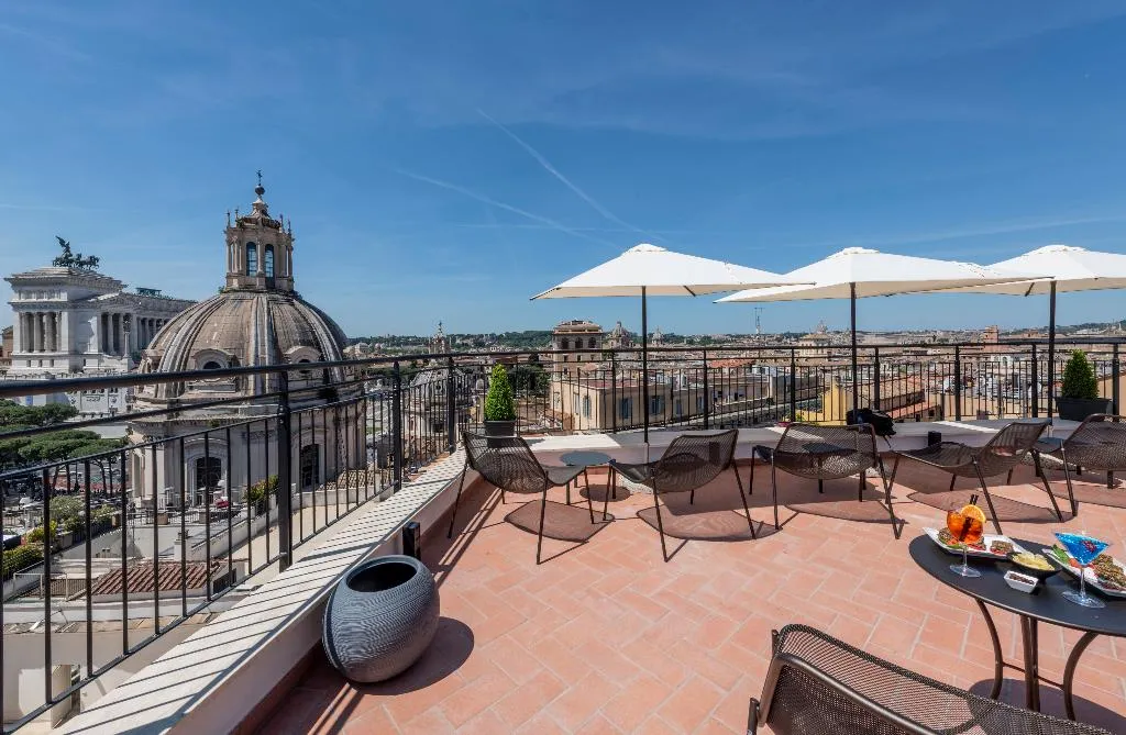 Terrace, H10 Palazzo Galla, Rome