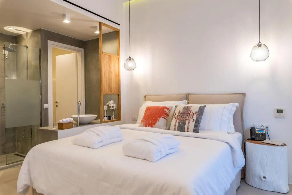 Room, Bluetopia Suites, Mykonos