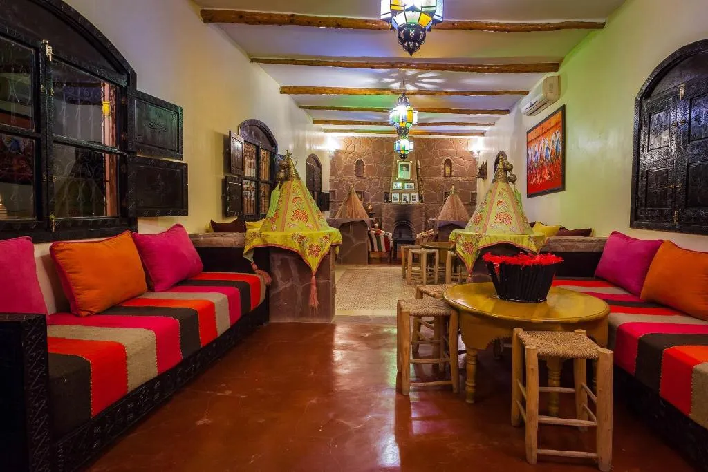 Lobby, Dar Ikalimo Ourika, Marrakech