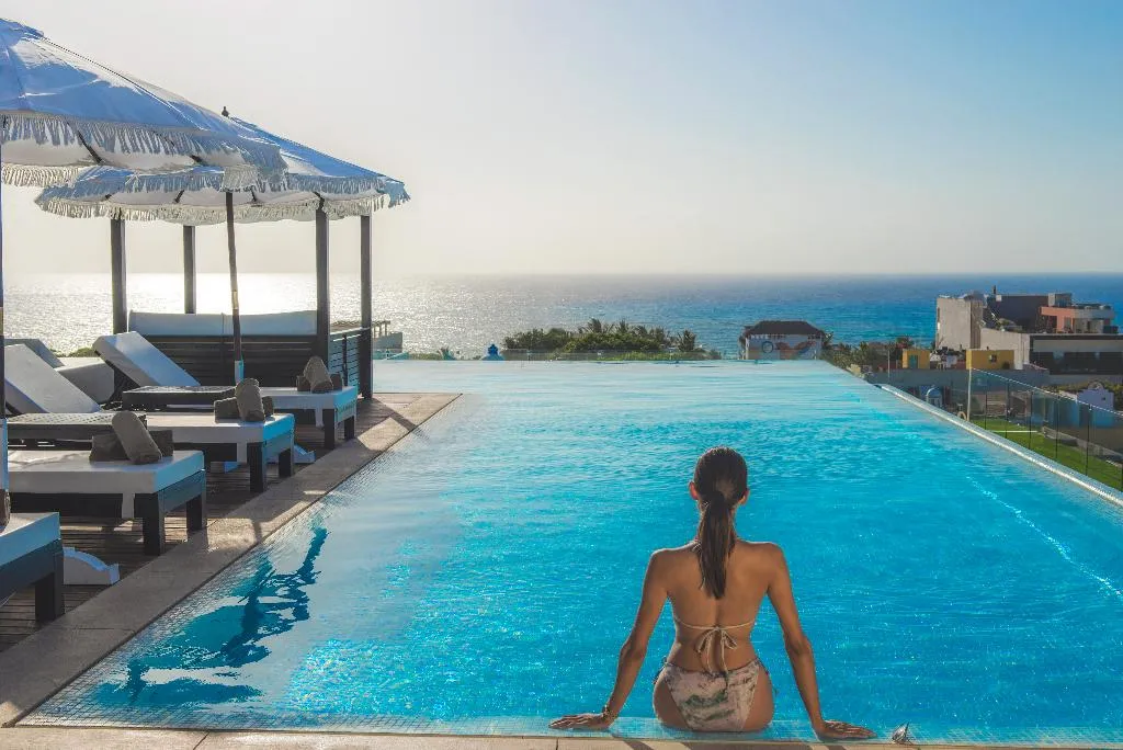 Terrace, The Fives Downtown Hotel, Curio by Hilton, Playa Del Carmen