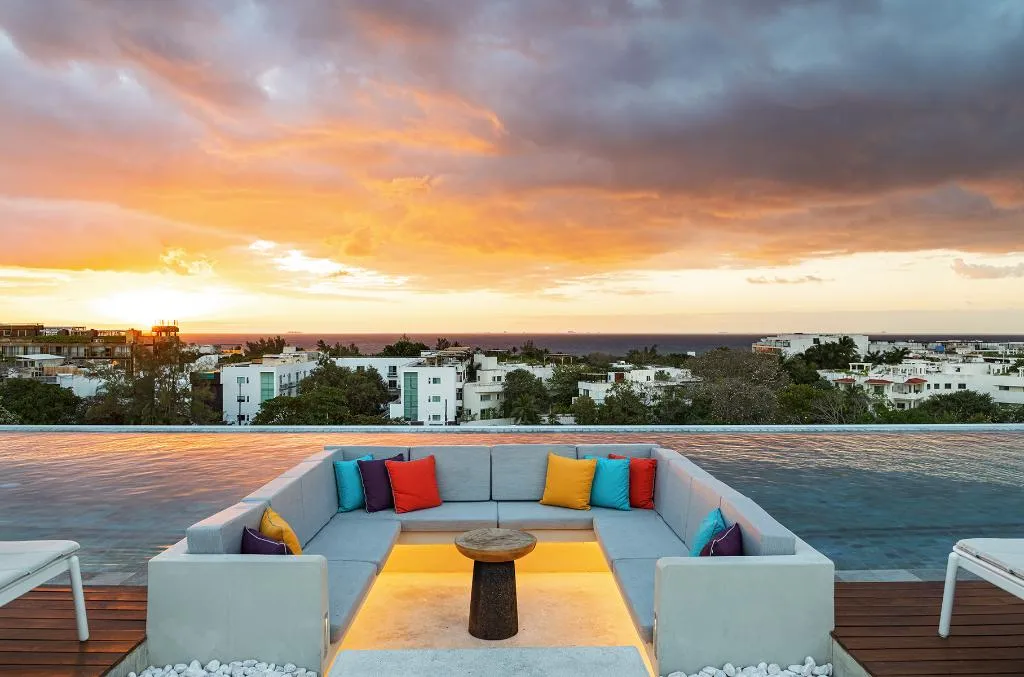Terrace, Aloft Playa Del Carmen, Playa Del Carmen