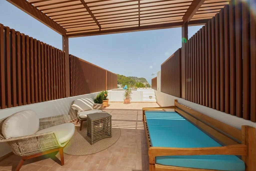 Terrace, Cala San Miguel Ibiza Res, Curio Colllec by Hilton, Ibiza
