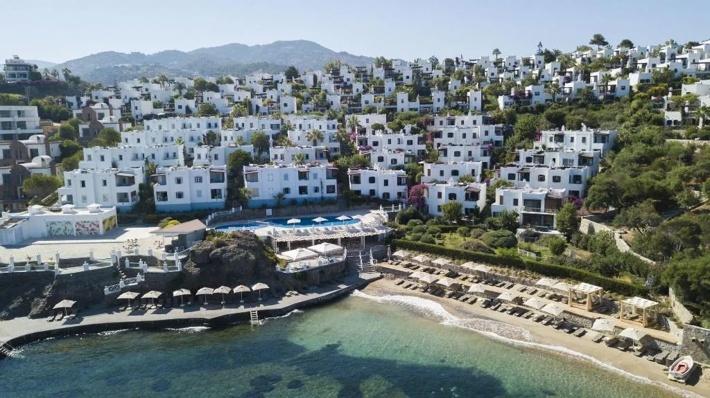 Terrace, Yaz Beach Hotel, Bodrum