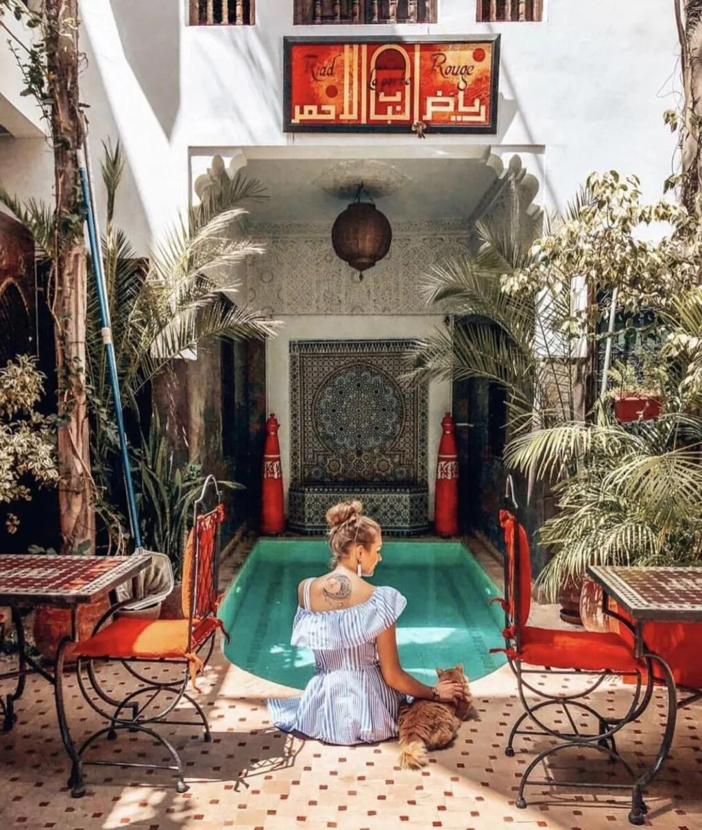 Lobby, Riad La Porte Rouge By La Siredrah, Marrakech