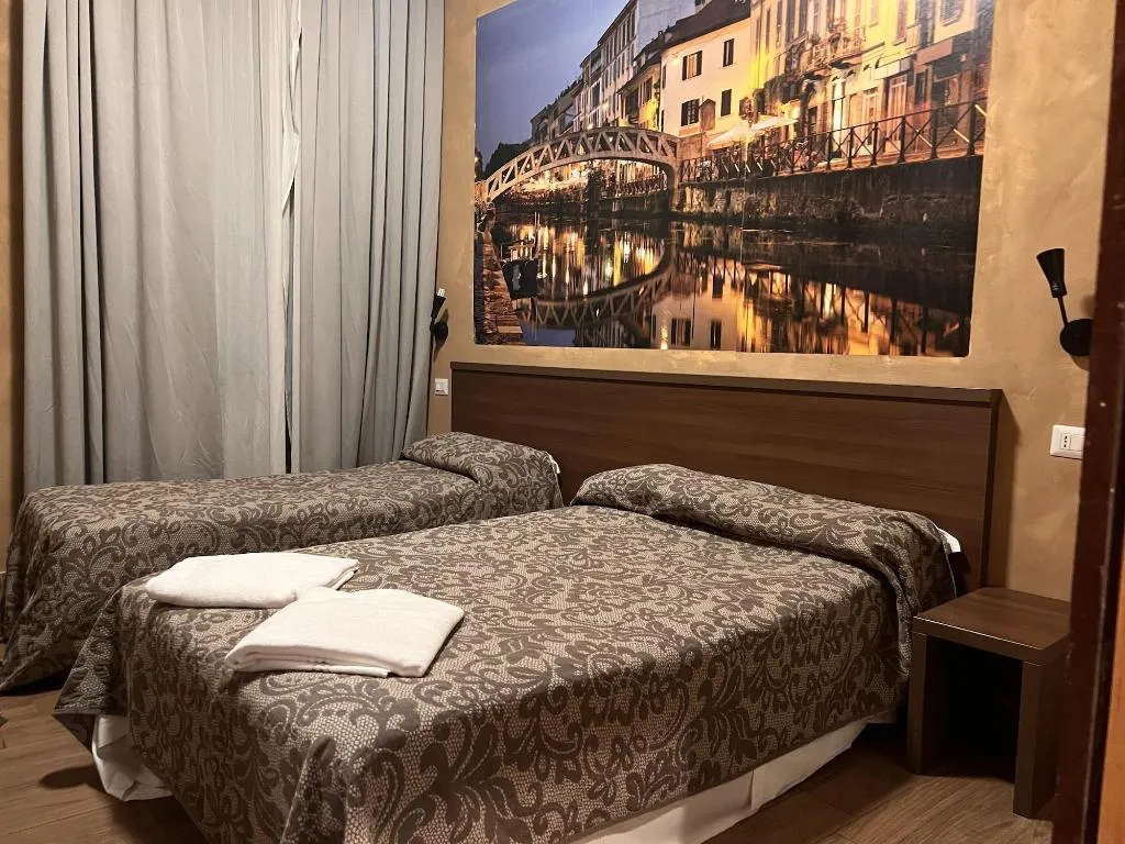 Room, Hotel Corvetto, Milan