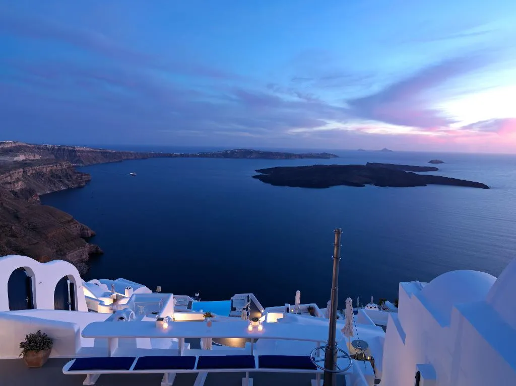 General view, Katikies Chromata Santorini - The Leading Hotels, Santorini