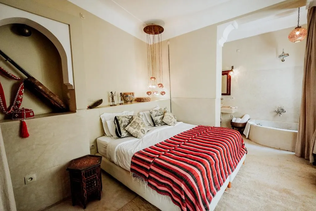 DOUBLE SINGLE USE ONE BEDROOM ONE BATHROOM Room, Riad Dar Ayur, Marrakech