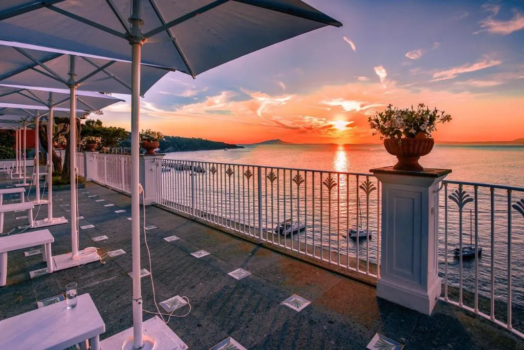 Terrace, Grand Hotel Riviera, Naples