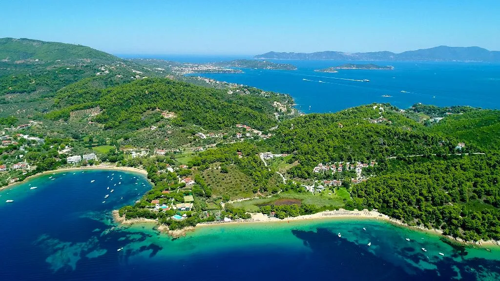 Beach, Villa Christina, Skiathos
