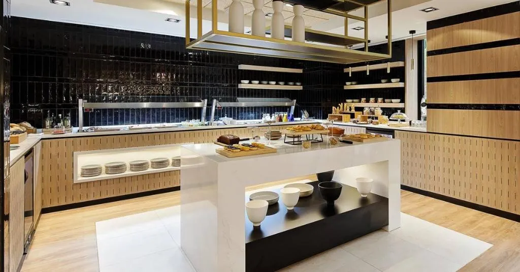 Restaurant, Melia Avenida America, Madrid