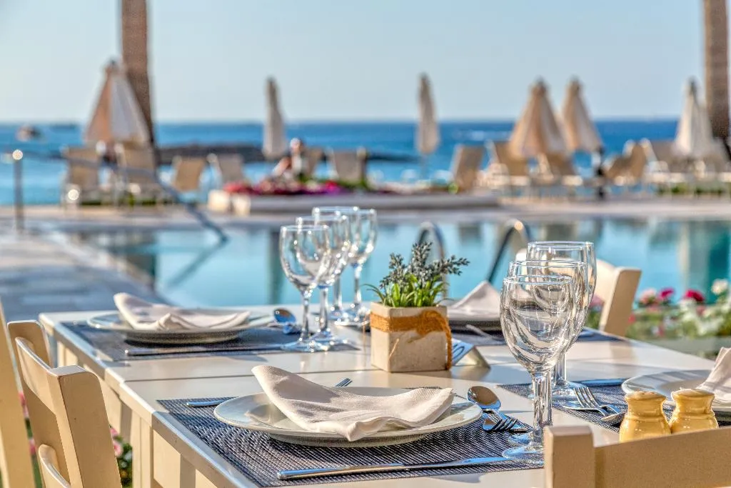 Restaurant, Nausicaa Beach, Cyprus
