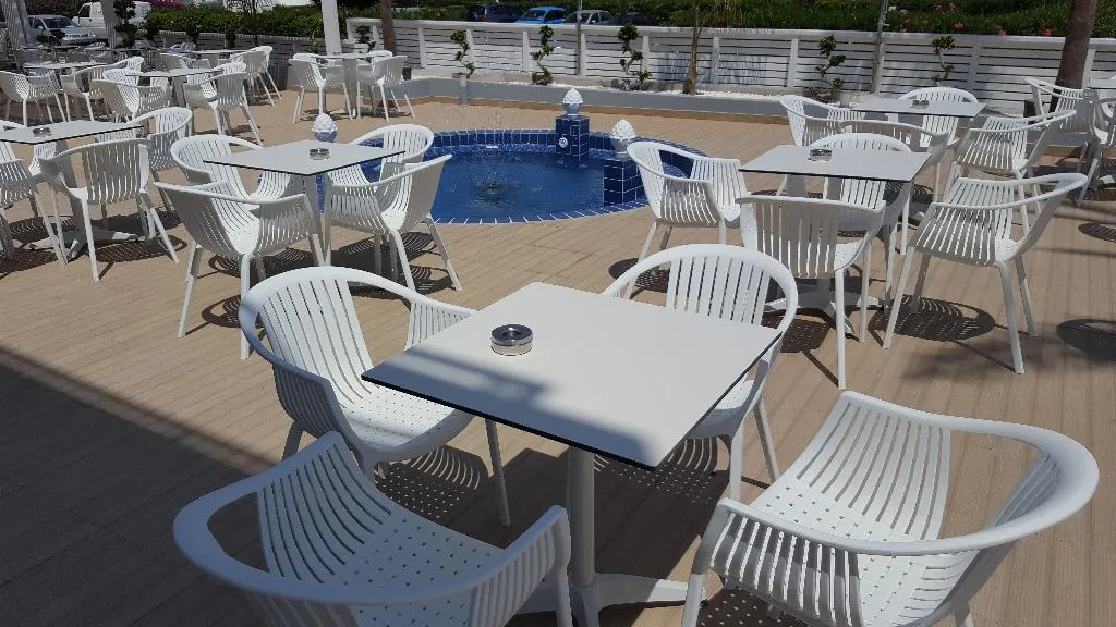 Terrace, Oceanis Park Hotel, Rhodes