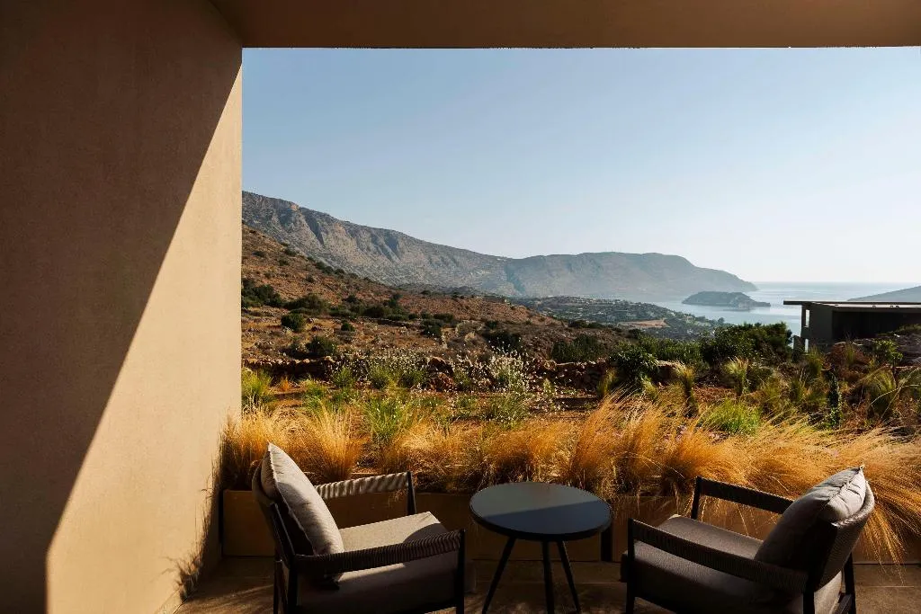 SUITE QUEEN SIZE BED Room, Domes Aulus Elounda, Curio Collection by Hilton, Crete