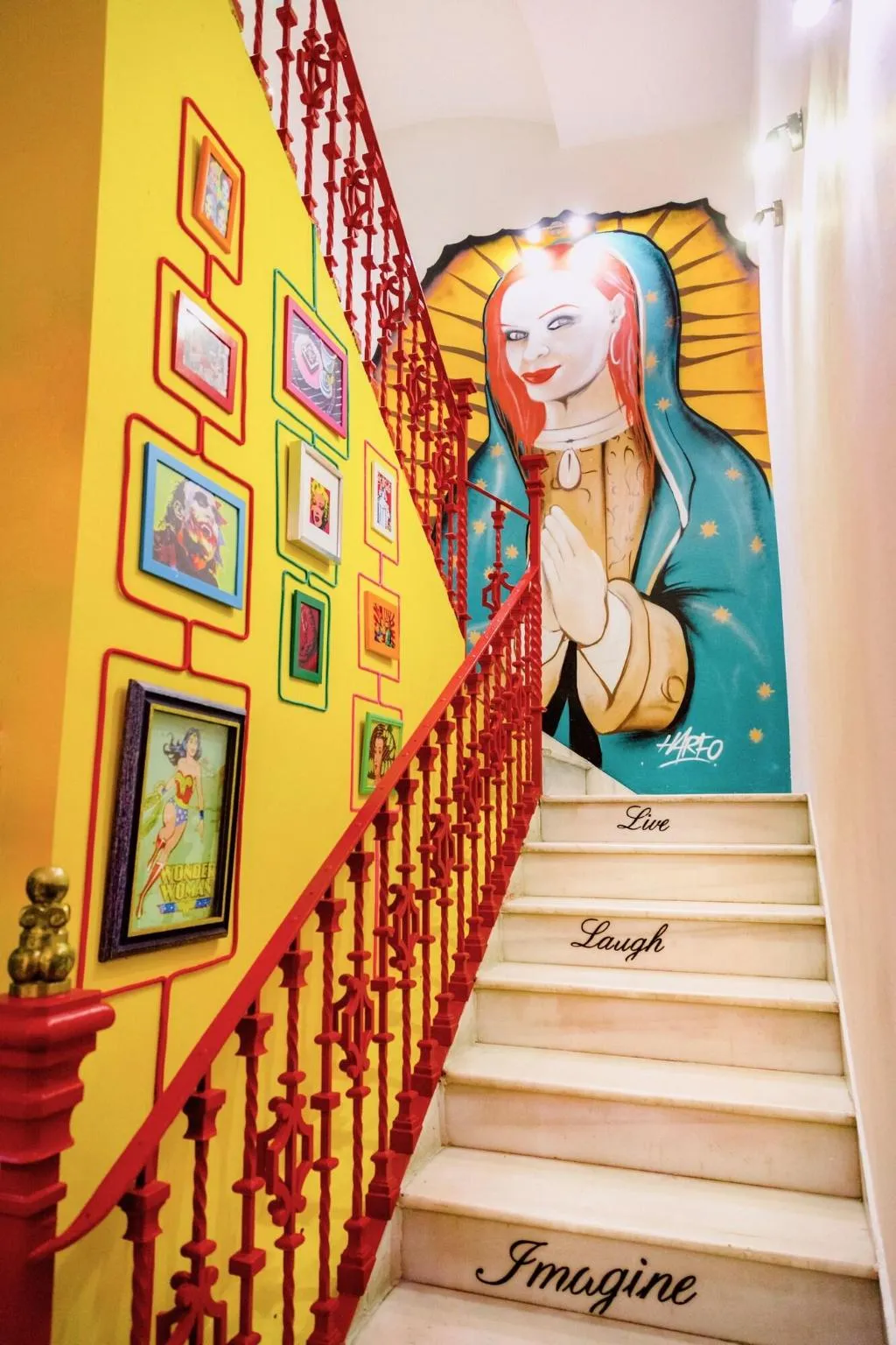 Lobby, Sevilla Kitsch Hostel Art, Seville