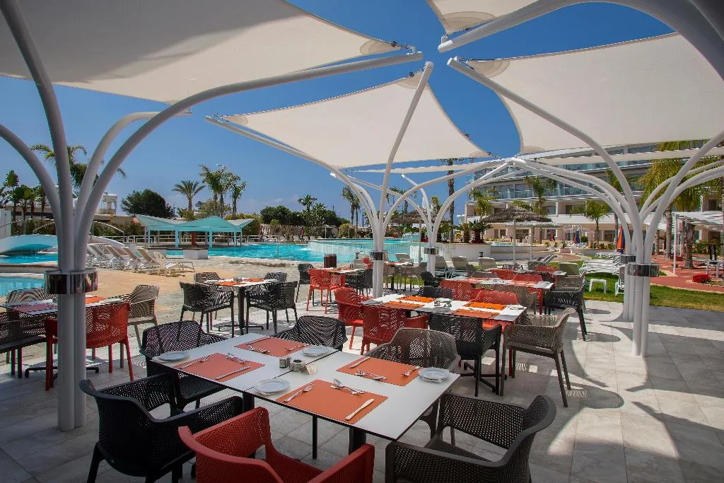 Restaurant, Faros Hotel Ayia Napa, Cyprus