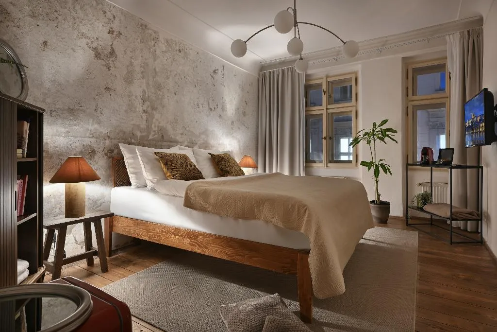 DOUBLE KING BED ONE BEDROOM  Room, U Šuterů Boutique Hotel, Prague