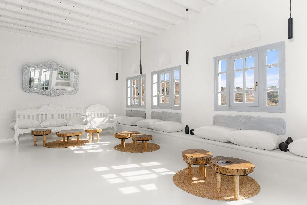 Lobby, Penelope Village by Mr and Mrs White, Mykonos