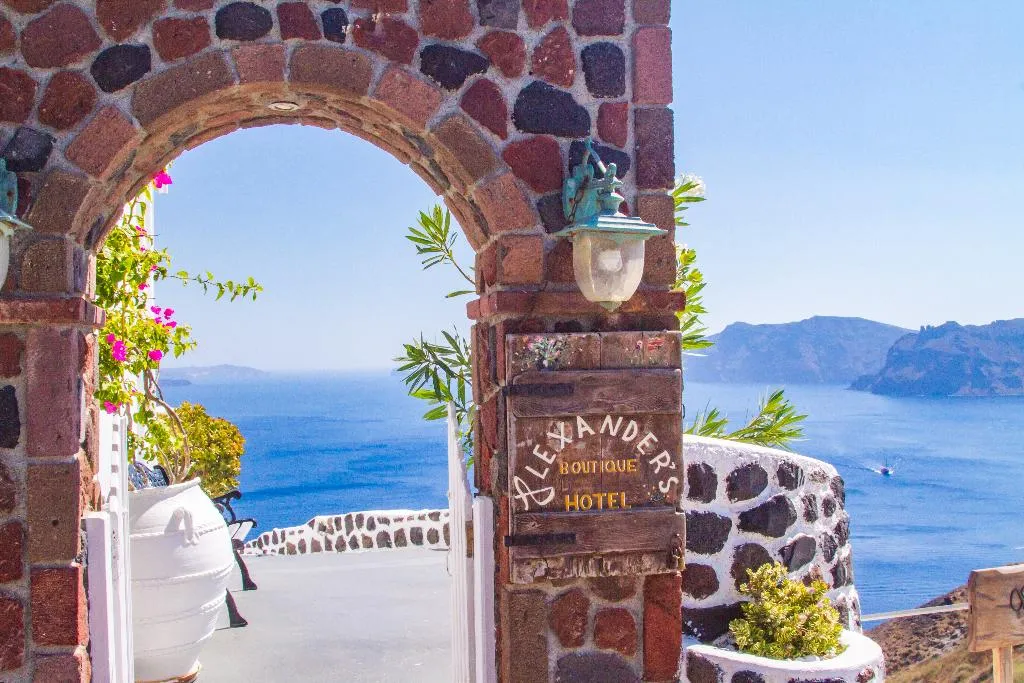 Lobby, Alexander's Suites, Santorini