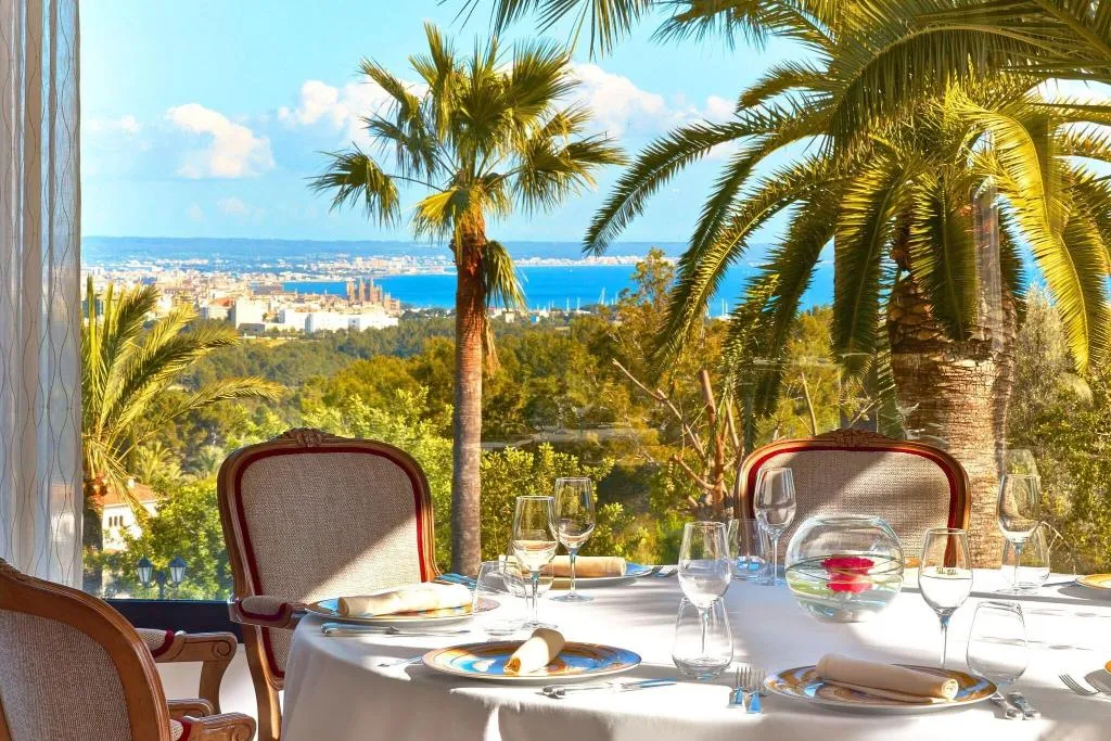 Restaurant, Castillo Hotel Son Vida, Majorca