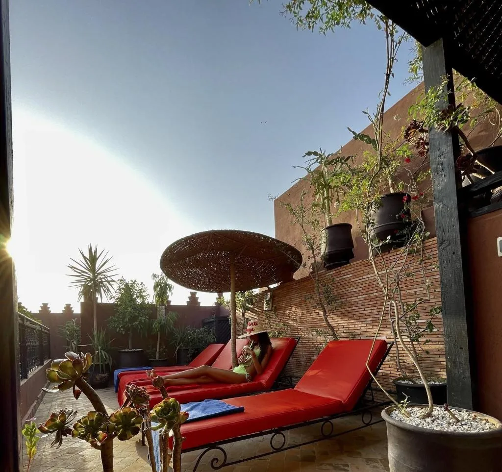 Terrace, Riad La Porte Rouge By La Siredrah, Marrakech