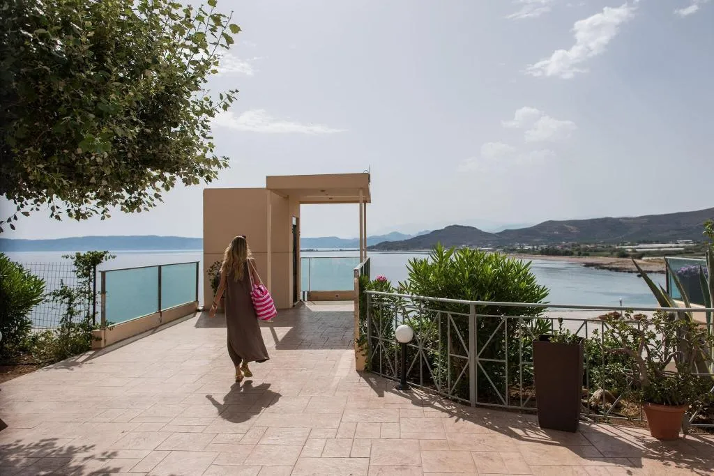 Terrace, Balos Beach, Crete