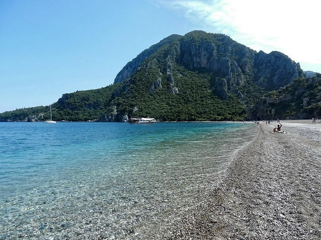 Beach, Luna Dorada Hotel, Antalya