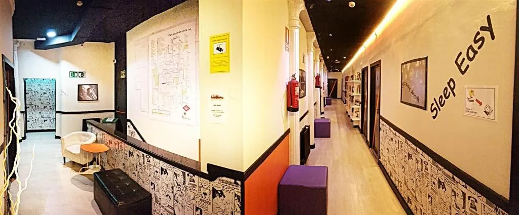 Lobby, Hostels Meetingpoint, Madrid
