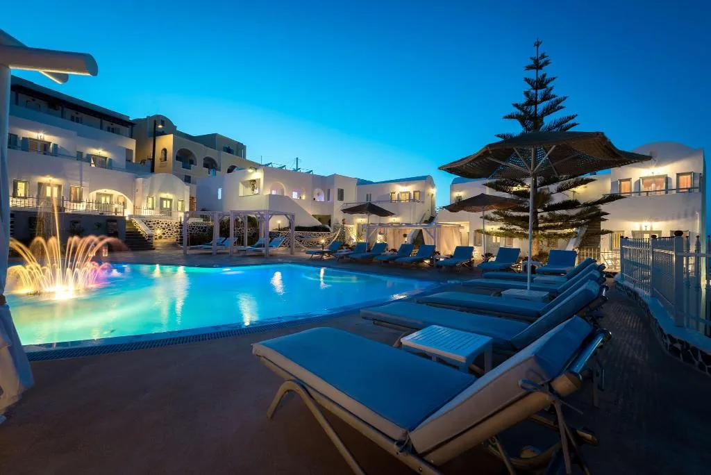 Pool, Dream Island Hotel, Santorini
