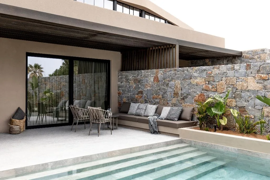 VILLA WITH PRIVATE POOL Room, Pnoe Breathing Life, Crete