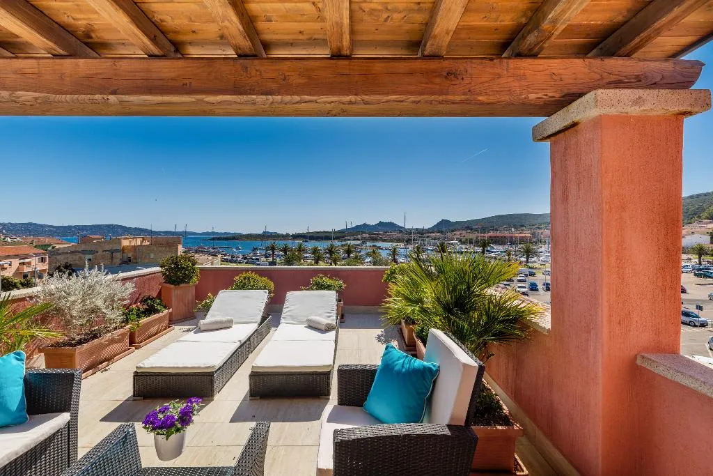 Terrace, La Vecchia Fonte Hotel, Olbia