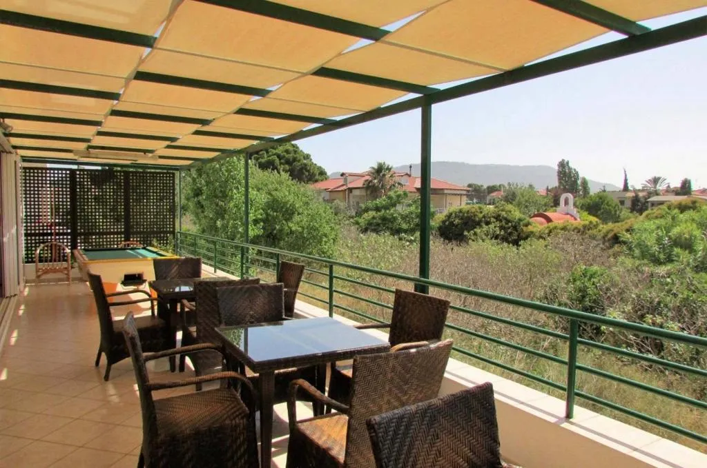 Terrace, Anita Apart-Hotel, Rhodes