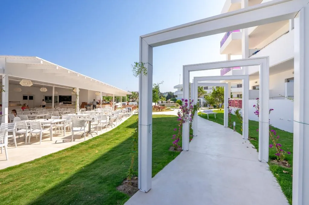 Terrace, Stamos Hotel, Rhodes