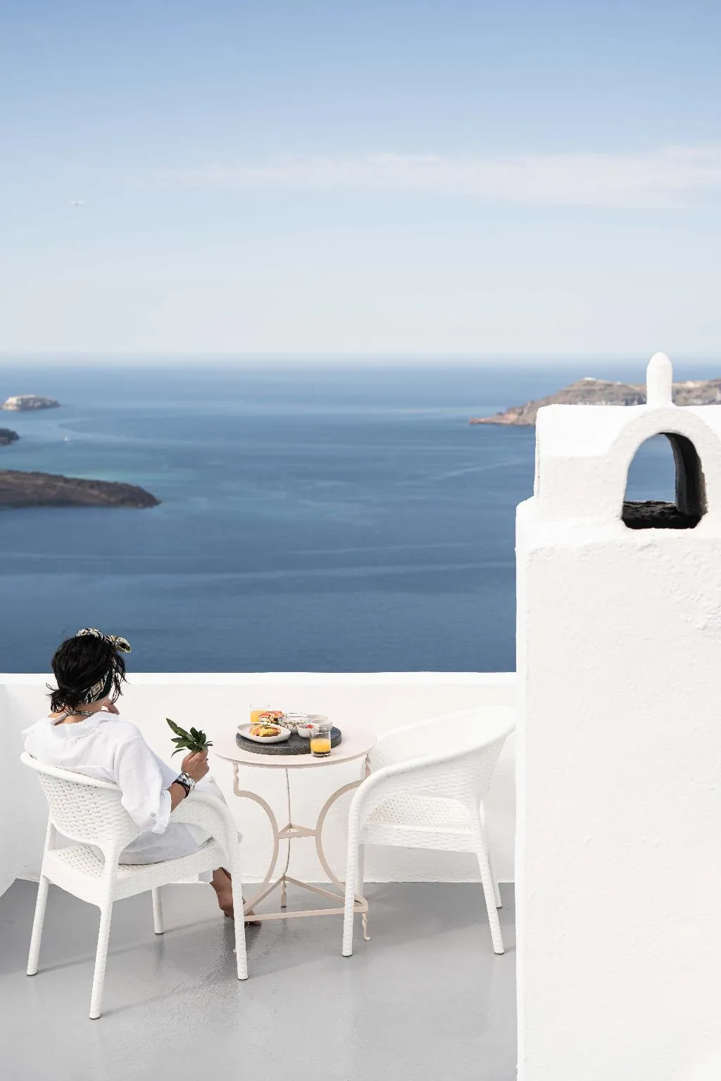 DOUBLE SEA VIEW Room, La Roka Cliffside Memories, Santorini
