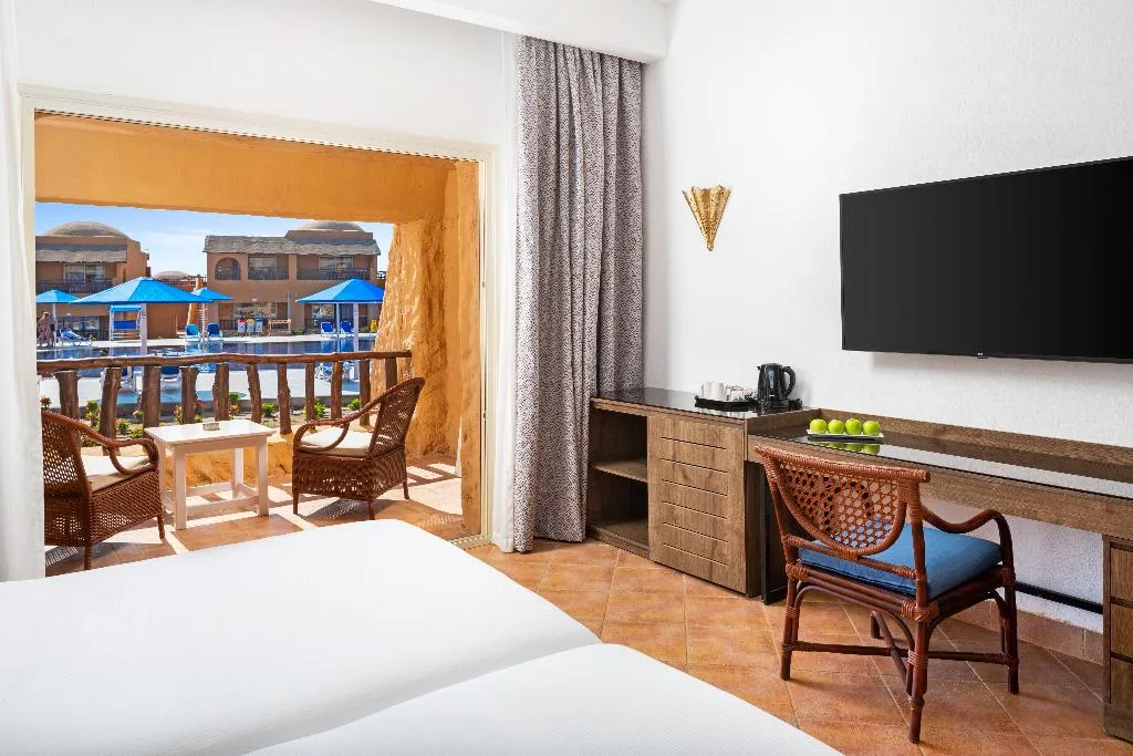 Double or Twin POOL VIEW Room, Pickalbatros Villaggio Resort Portofino Marsa Alam, Red Sea Riviera