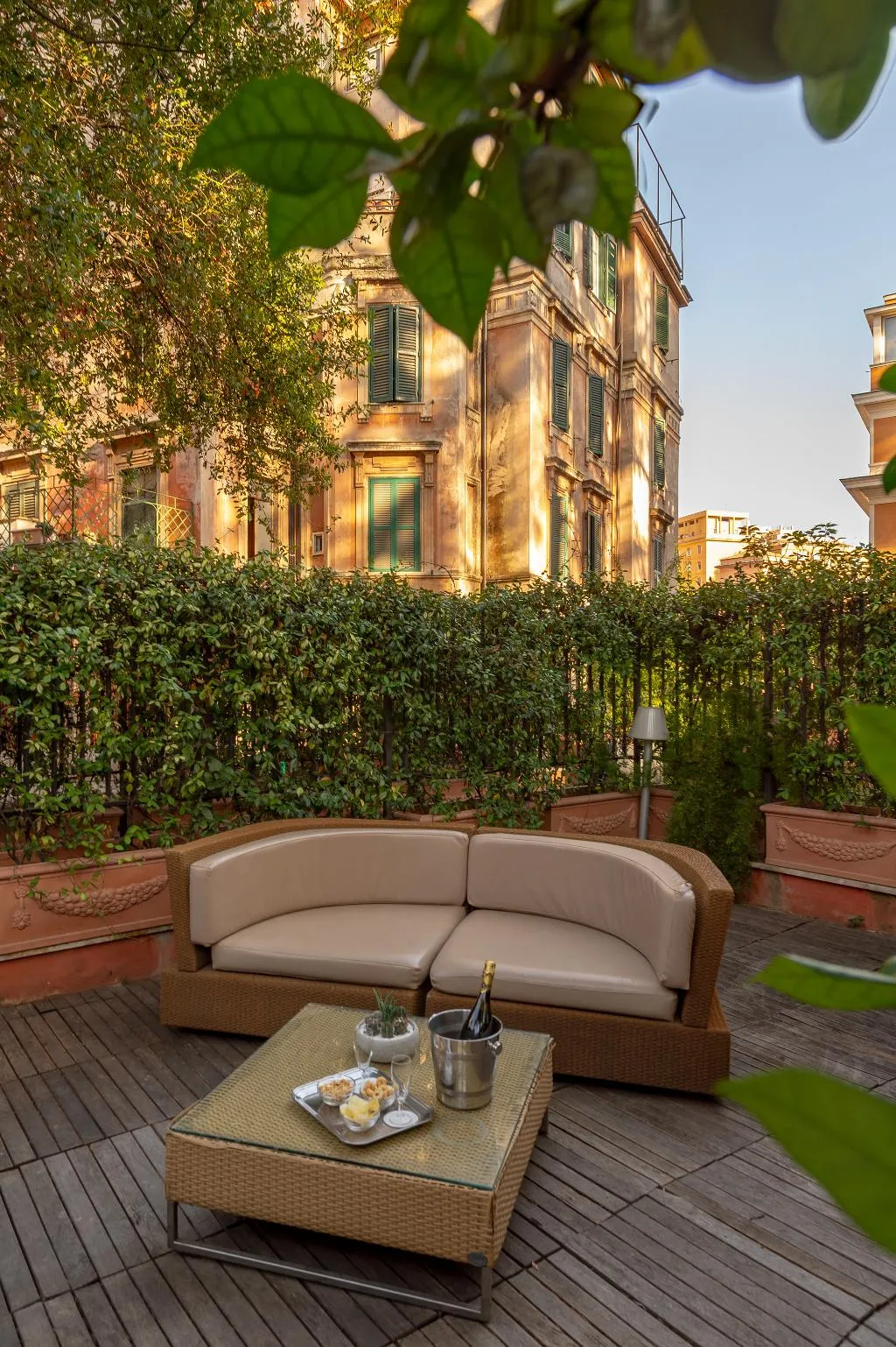 General view, Hotel Principe Torlonia, Rome