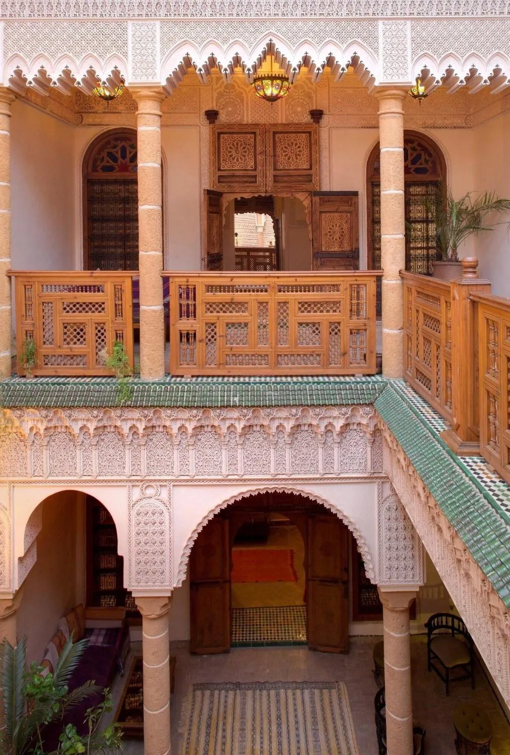 Lobby, Riad Sidi Benslimane, Marrakech