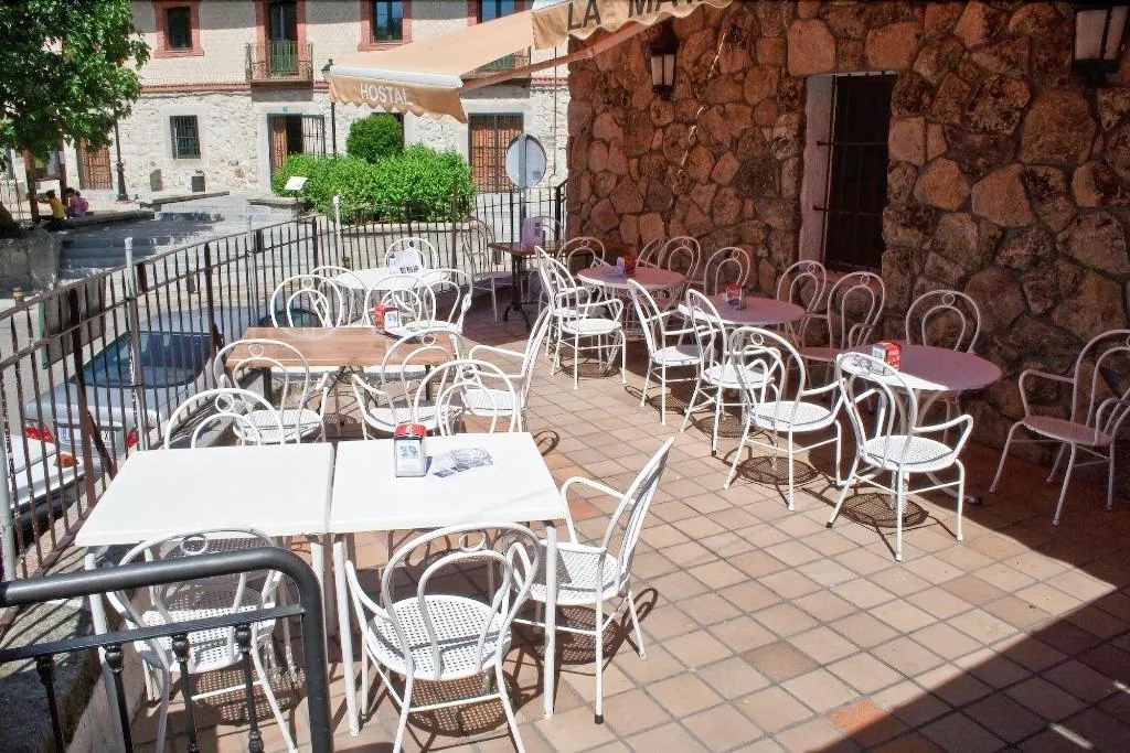 Terrace, Hostal La Maya, Madrid