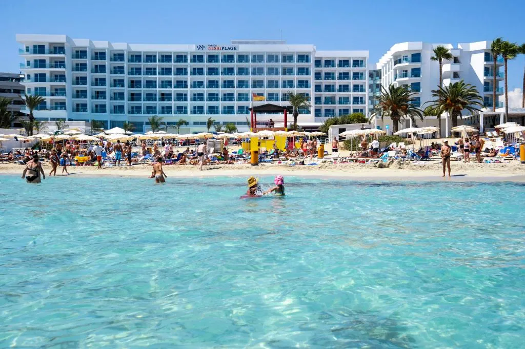 Beach, Vassos Nissi Plage Hotel & Spa, Cyprus